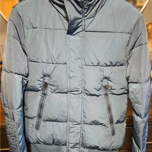 Men's Blue Puffer Jacket